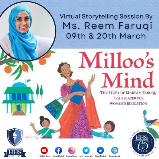 Read more about the article Ms. Reem Faruqi Online Storytelling Sessions – Milloo’s Mind